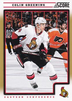 #334 Colin Greening - Ottawa Senators - 2012-13 Score - Gold Rush Hockey