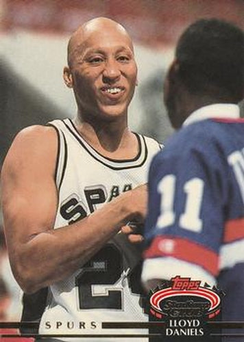#334 Lloyd Daniels - San Antonio Spurs - 1992-93 Stadium Club Basketball