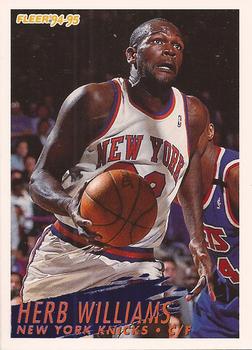 #334 Herb Williams - New York Knicks - 1994-95 Fleer Basketball