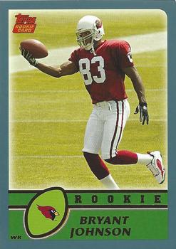 #334 Bryant Johnson - Arizona Cardinals - 2003 Topps Football