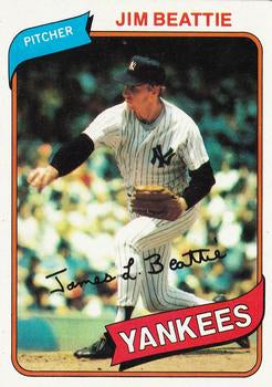 #334 Jim Beattie - New York Yankees - 1980 Topps Baseball