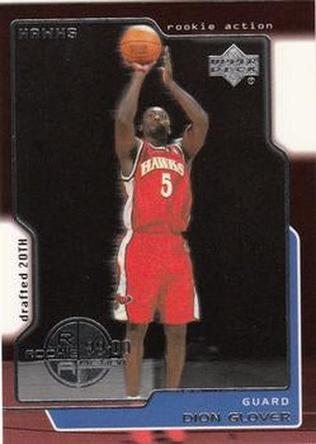#334 Dion Glover - Atlanta Hawks - 1999-00 Upper Deck Basketball