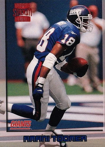 #334 Amani Toomer - New York Giants - 1996 Stadium Club Football