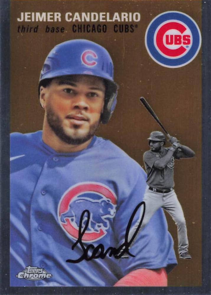 #334 Jeimer Candelario - Chicago Cubs - 2023 Topps Chrome Platinum Anniversary Baseball