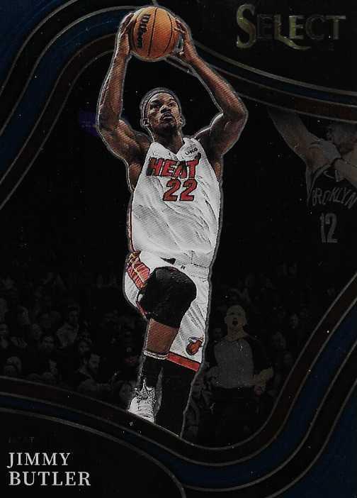 #226 Jimmy Butler - Miami Heat - 2021-22 Panini Select - Blue Basketball