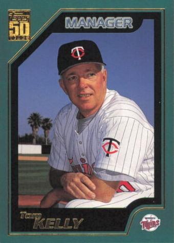 #335 Tom Kelly - Minnesota Twins - 2001 Topps Baseball