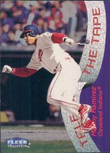 #335 Manny Ramirez - Cleveland Indians - 1998 Fleer Tradition Baseball