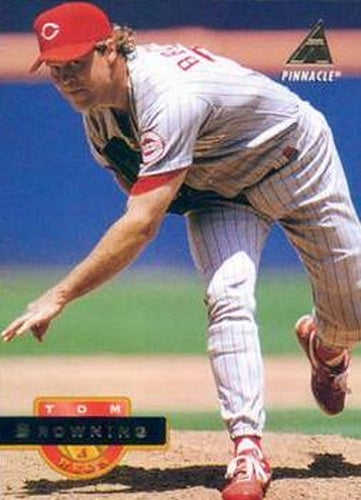 #335 Tom Browning - Cincinnati Reds - 1994 Pinnacle Baseball
