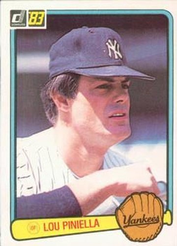 #335 Lou Piniella - New York Yankees - 1983 Donruss Baseball