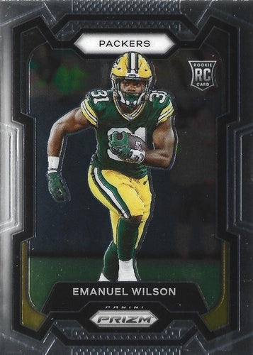 #335 Emanuel Wilson - Green Bay Packers - 2023 Panini Prizm Football