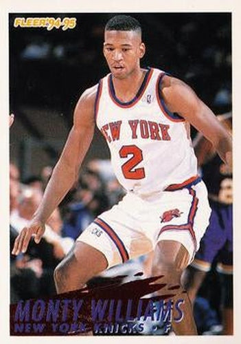 #335 Monty Williams - New York Knicks - 1994-95 Fleer Basketball