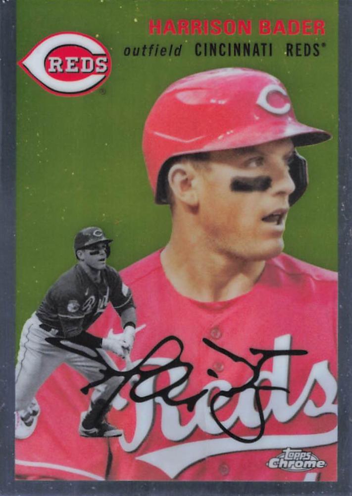 #335 Harrison Bader - Cincinnati Reds - 2023 Topps Chrome Platinum Anniversary Baseball