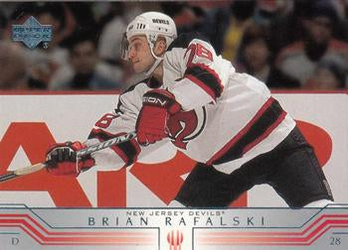 #335 Brian Rafalski - New Jersey Devils - 2001-02 Upper Deck Hockey