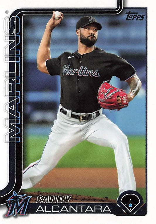 #335 Sandy Alcantara - Miami Marlins - 2025 Topps Baseball