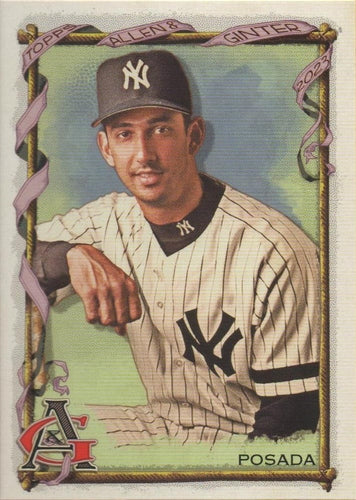 #336 Jorge Posada - New York Yankees - 2023 Topps Allen & Ginter Baseball