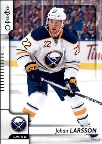 #336 Johan Larsson - Buffalo Sabres - 2017-18 O-Pee-Chee Hockey