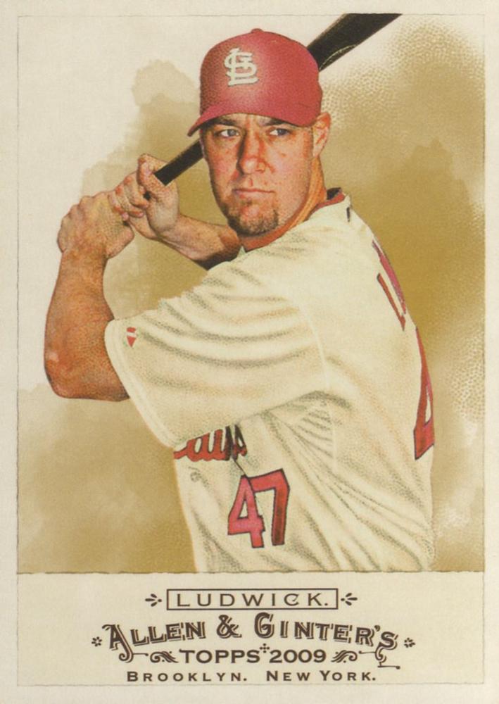 #336 Ryan Ludwick - St. Louis Cardinals - 2009 Topps Allen & Ginter Baseball
