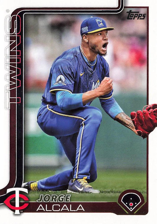 #336 Jorge Alcala - Minnesota Twins - 2025 Topps Baseball