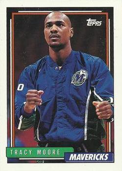 #336 Tracy Moore - Dallas Mavericks - 1992-93 Topps Basketball