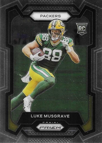 #337 Luke Musgrave - Green Bay Packers - 2023 Panini Prizm Football