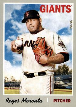 #337 Reyes Moronta - San Francisco Giants - 2019 Topps Heritage Baseball