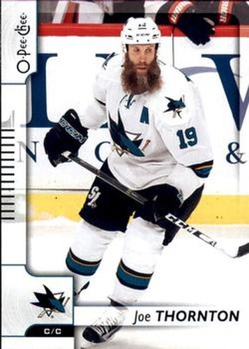 #337 Joe Thornton - San Jose Sharks - 2017-18 O-Pee-Chee Hockey