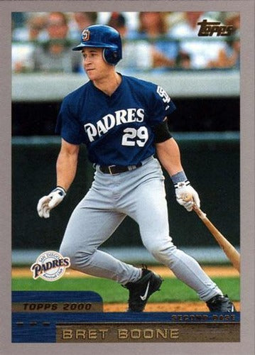 #337 Bret Boone - San Diego Padres - 2000 Topps Baseball