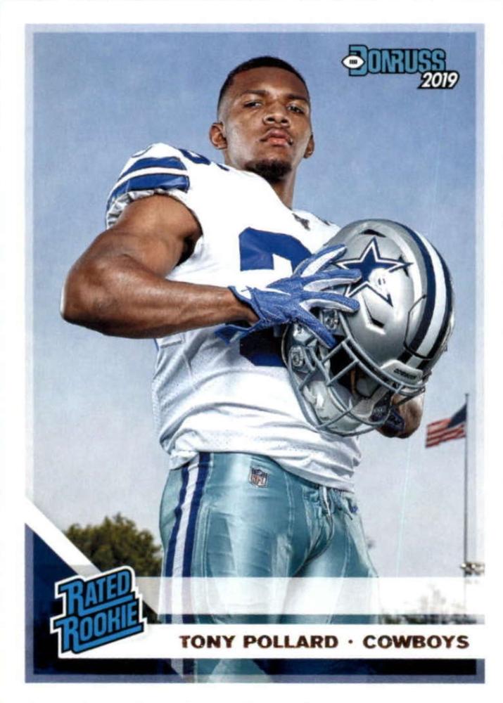 #337 Tony Pollard - Dallas Cowboys - 2019 Donruss Football