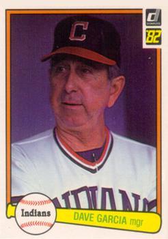 #337 Dave Garcia - Cleveland Indians - 1982 Donruss Baseball
