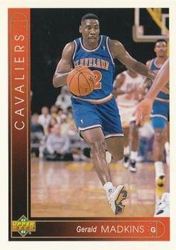 #337 Gerald Madkins - Cleveland Cavaliers - 1993-94 Upper Deck Basketball