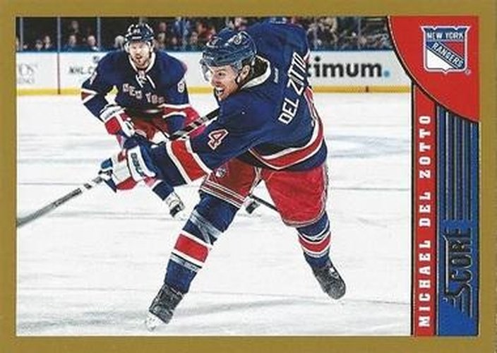 #337 Michael Del Zotto - New York Rangers - 2013-14 Score - Gold Hockey