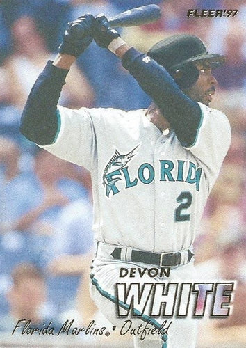#337 Devon White - Florida Marlins - 1997 Fleer Baseball