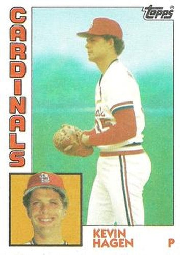 #337 Kevin Hagen - St. Louis Cardinals - 1984 Topps Baseball