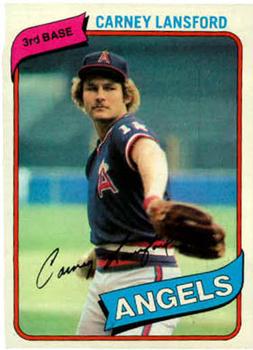 #337 Carney Lansford - California Angels - 1980 Topps Baseball