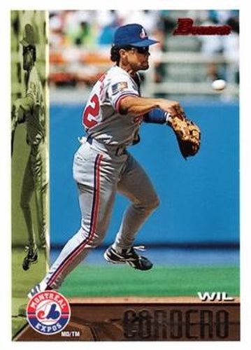 #337 Wil Cordero - Montreal Expos - 1995 Bowman Baseball