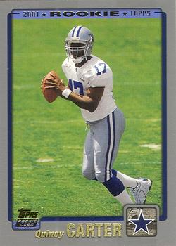 #337 Quincy Carter - Dallas Cowboys - 2001 Topps Football