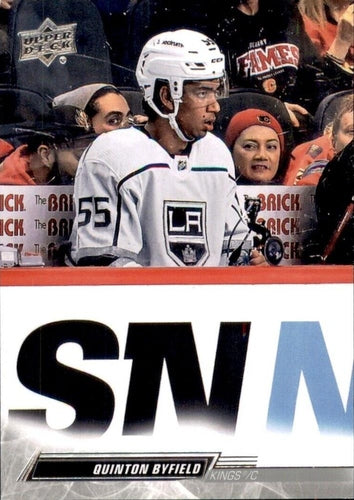 #337b Quinton Byfield - Los Angeles Kings - 2022-23 Upper Deck Hockey