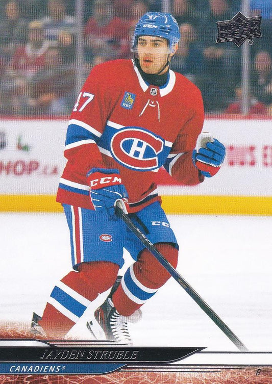 #338 Jayden Struble - Montreal Canadiens - 2024-25 Upper Deck Hockey