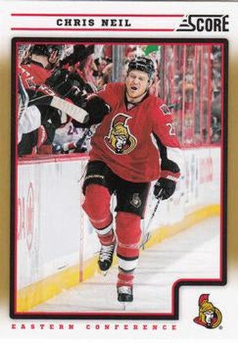 #338 Chris Neil - Ottawa Senators - 2012-13 Score - Gold Rush Hockey