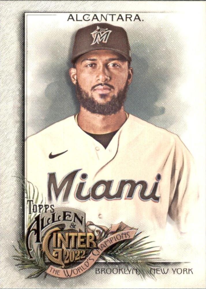 #338 Sandy Alcantara - Miami Marlins - 2022 Topps Allen & Ginter Baseball