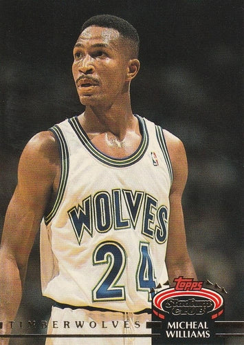 #338 Micheal Williams - Minnesota Timberwolves - 1992-93 Stadium Club Basketball
