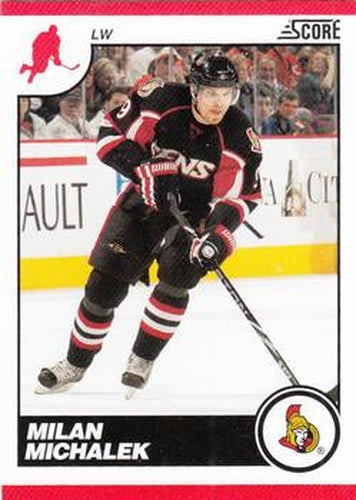 #338 Milan Michalek - Ottawa Senators - 2010-11 Score Hockey