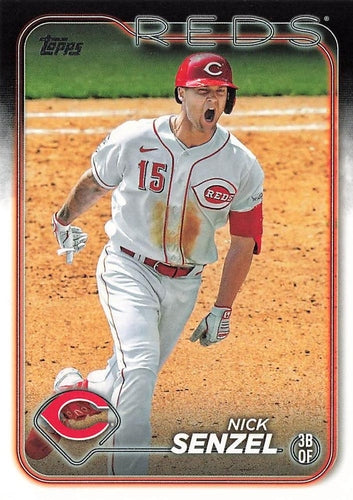 #338 Nick Senzel - Cincinnati Reds - 2024 Topps Baseball