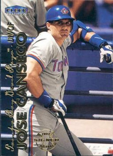 #338 Jose Canseco - Tampa Bay Devil Rays - 1999 Fleer Tradition Baseball