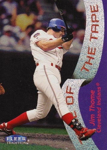 #338 Jim Thome - Cleveland Indians - 1998 Fleer Tradition Baseball