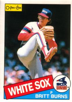 #338 Britt Burns - Chicago White Sox - 1985 O-Pee-Chee Baseball