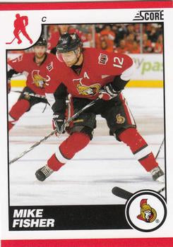 #339 Mike Fisher - Ottawa Senators - 2010-11 Score Hockey