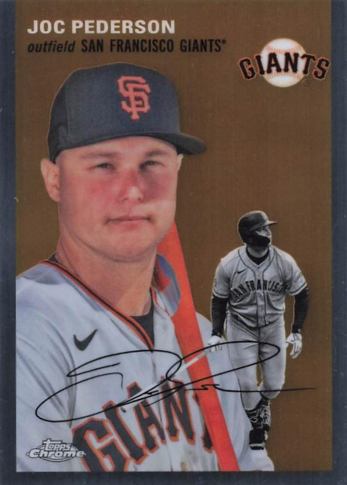 #339 Joc Pederson - San Francisco Giants - 2023 Topps Chrome Platinum Anniversary Baseball