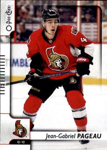 #339 Jean-Gabriel Pageau - Ottawa Senators - 2017-18 O-Pee-Chee Hockey