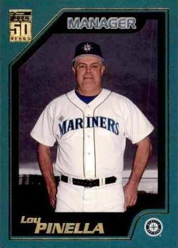 #339 Lou Piniella - Seattle Mariners - 2001 Topps Baseball